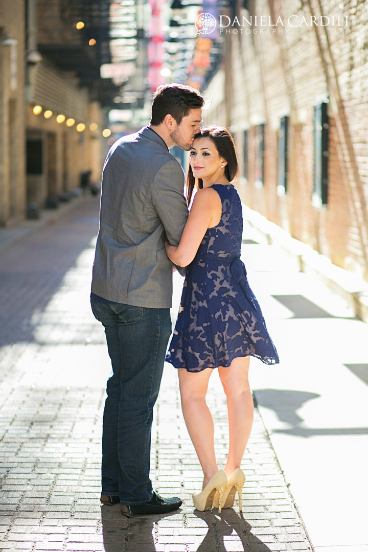 Chicago theater Engagement Photography Session